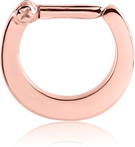 Rosegold Steel - Septum Clicker