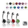 6 mm - RS - Rose / Rosa - Ti-Gloss Titan - Banane - Kristall