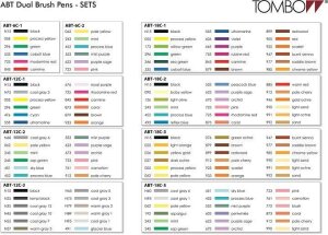 Pastel Colours 6er - Dual Brush Pen - Tombow