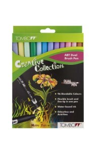 Skin Marker - Pastel Colours - Dual Brush Pen - Tombow