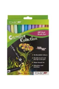 Haut Marker Pastell Farben Set 12er - Basics - Tombow