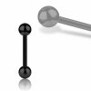 1,2 mm - 12 mm - 4 mm - Black Steel - Barbell