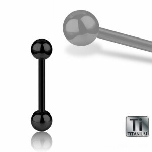 1,6 mm - 10 mm - 5 mm - Black Titan - Barbell