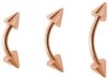 Rosegold Steel - Banana - cones 1,2mm (cones 3mm) 10mm