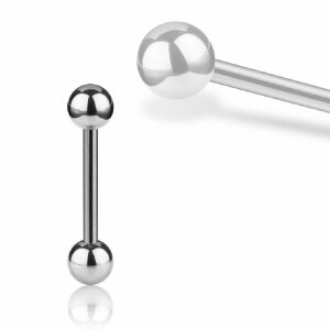 2,5 mm - 18 mm - 6 mm - staal - barbell