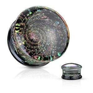 Glas - Plug - Multi Color Sparkle Galaxy