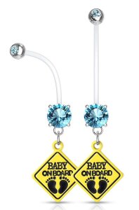 PTFE - Banane - Schwangerschaft - Doppelkristall - Baby...