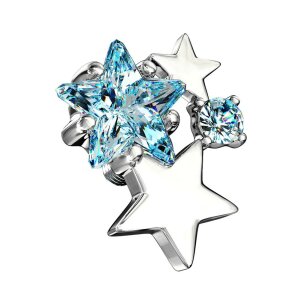 Cluster Stars Internally Threaded Dermal Anchor Tops...