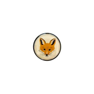 Acrylic plug - fox face - 1 pair