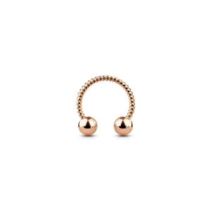 CBR Hufeisen - Seiloptik 1,2 x 10 mm gold