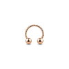 CBR Hufeisen - Seiloptik 1,2 x 12 mm gold