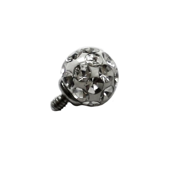 Epoxy Dermal Anchor Top - Kristall - CC