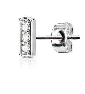 Steel - Ear stud - Square bar