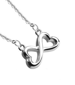 Stainless Steel - Chain Necklace - Infinity Heart