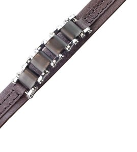 Leather - Bracelet - Black Bicycle Chain