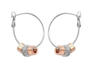 Steel - Earrings - Strung Memories Crystal