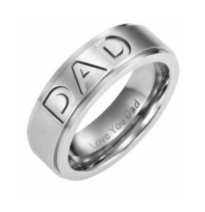 Edelstahl - Finger Ring - Love you Dad