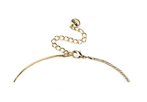 Gold Steel - Halskette - Choker -  Ring und Kristalle