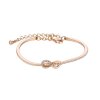 Stainless Steel - Bracelet - Crystal Infinity  Gold