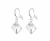 Stainless Steel - Earring - Crystal - Rhombus