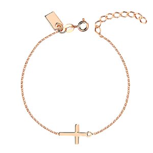 Silver - Bracelet - Cross Design