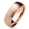 Steel - Finger Ring - Basic Mat Rosegold 56