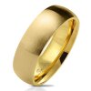 Edelstahl - Finger Ring - Basic Matt Gold 56