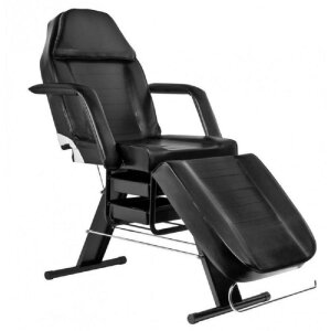 Tattoo Lounger Armchair Basic with cuvettes - Black