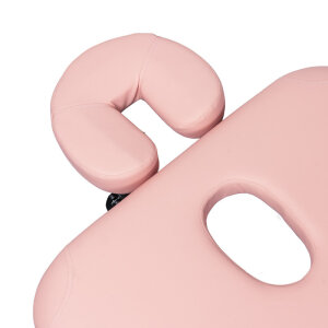 Leżanka do tatuażu – składana – 3-częściowa – różowa