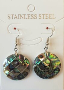 Stainless Steel - Earring - Shell Optic - Colorful