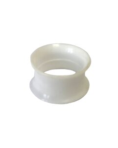 Silicone - Tunnel - Flexible - White 12 mm