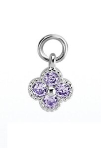 Sterling Silver 925 - Ohrstecker - Kristall und Dangle...