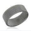 Steel - Finger Ring - Mesh Design 70