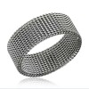 Steel - Finger Ring - Mesh Design 72