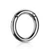 Stahl - Segment Clicker BIG Silber 10 mm 16 mm
