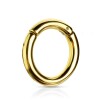 Stahl - Segment Clicker BIG Gold 10 mm 16 mm