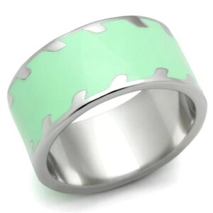 Edelstahl - Finger Ring - Pastell Mint