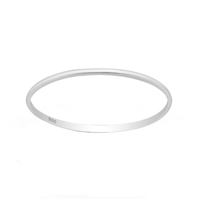 Sterling Silver 925 - Finger Ring - Standard Bandring