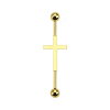 Stahl - Industrial Barbell - Kreuz Gold Steel