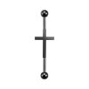 Stahl - Industrial Barbell - Kreuz Black Steel