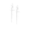 Sterling Silver 925 - Ohrring - Kreuz mit Kette