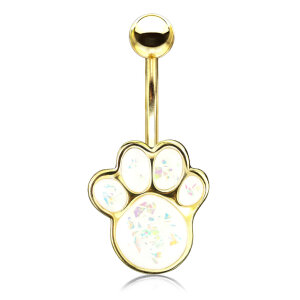 Steel - banana - paw - glitter