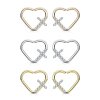Bendable earring - Daith Piercing - Heart - Cross - Crystals - CC