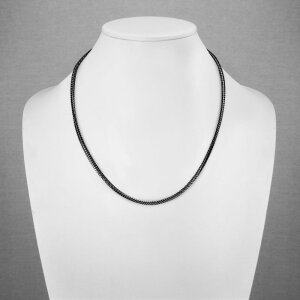 Stainless Steel - Chain Necklace - Square Wheat Chain