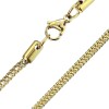 Stainless Steel - Chain Necklace - Square Wheat Chain