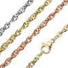 Stainless Steel - Chain Necklace - Double Round Chain