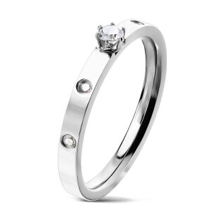 Steel - Finger Ring - Crystal Crown
