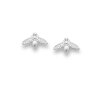 Sterling Silver 925 - Ohrstecker - Biene mit Kristallen