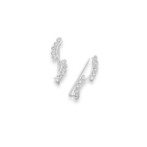 Stainless steel - Ear Crawler - Crystal Wave