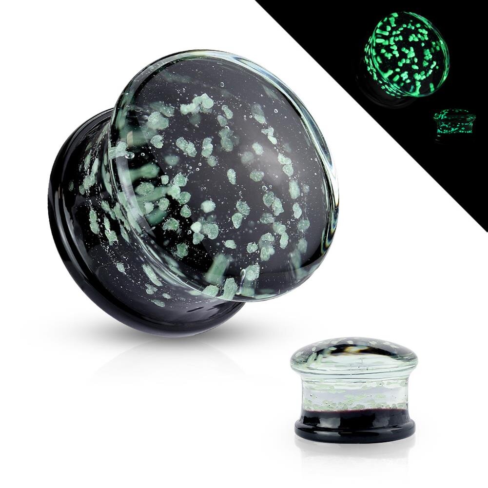 Glass plug. Glass plug